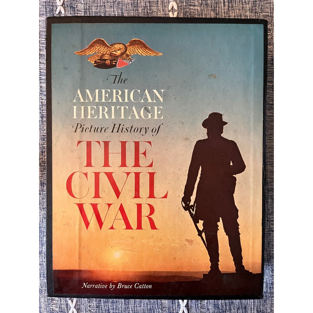 American Heritage Picture History of The Civil War 2 Volume Set Bruce Catton